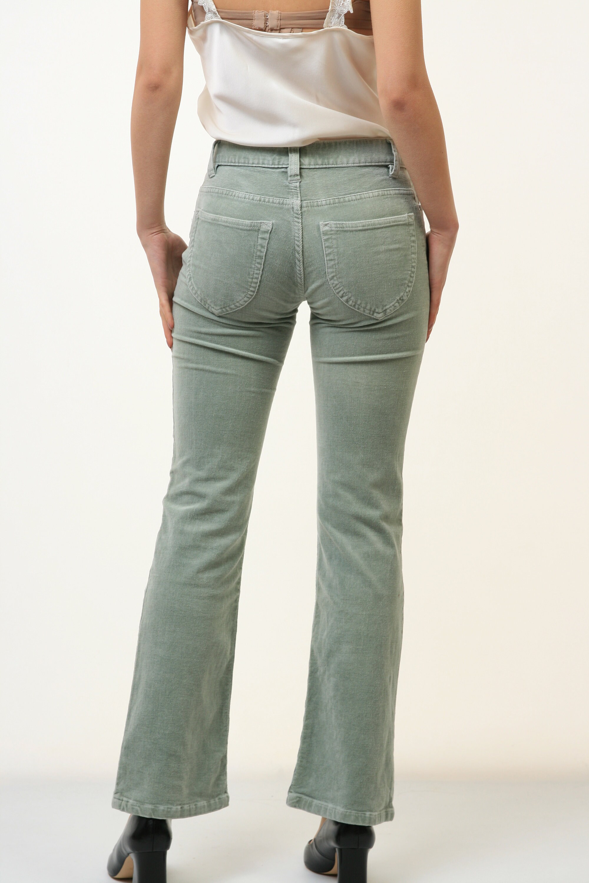 00s archive corduroy flare pants y2k 【公式通販】