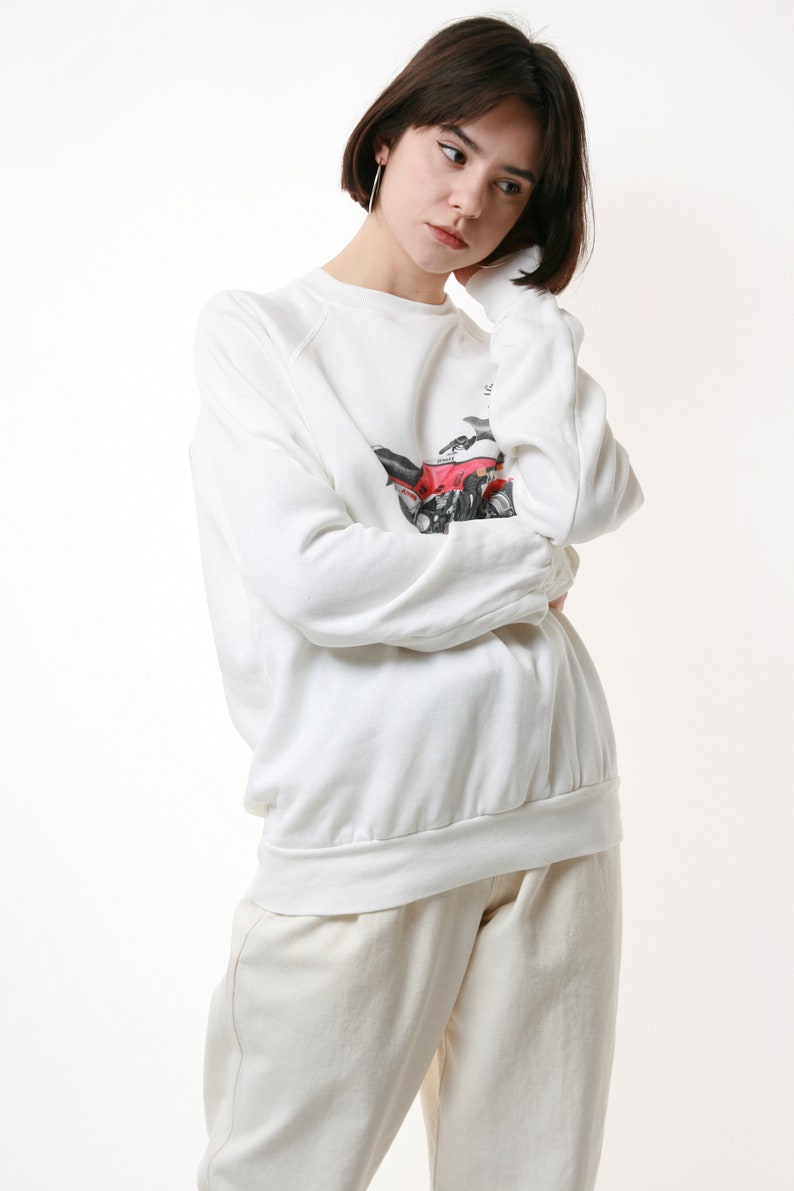 90s Moto Graphics Switcher Vintage CottonP Sweatshirt 16946