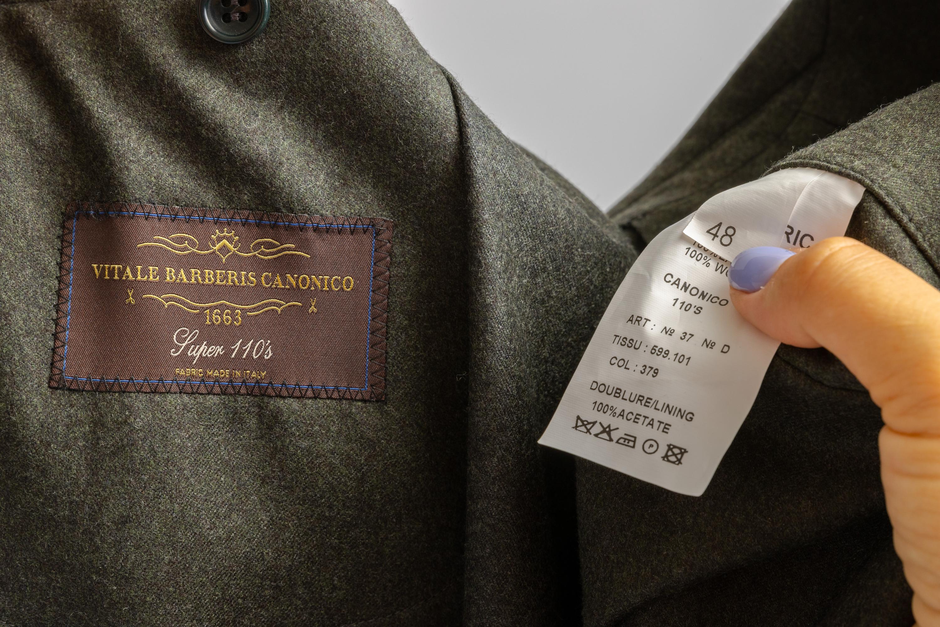 90s Vintage Vitale Barberis Canonico Man Preowned One Breasted