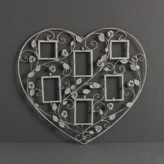 Vintage Large Family Photo Frame Metal Made