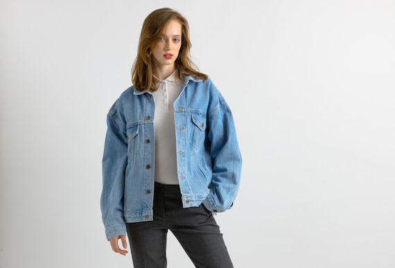 Vintage Denim Jacket, Womens denim jacket, Replay Jean, Blue denim jacket, Classic denim jacket, Cotton denim jacket, Denim jacket, M