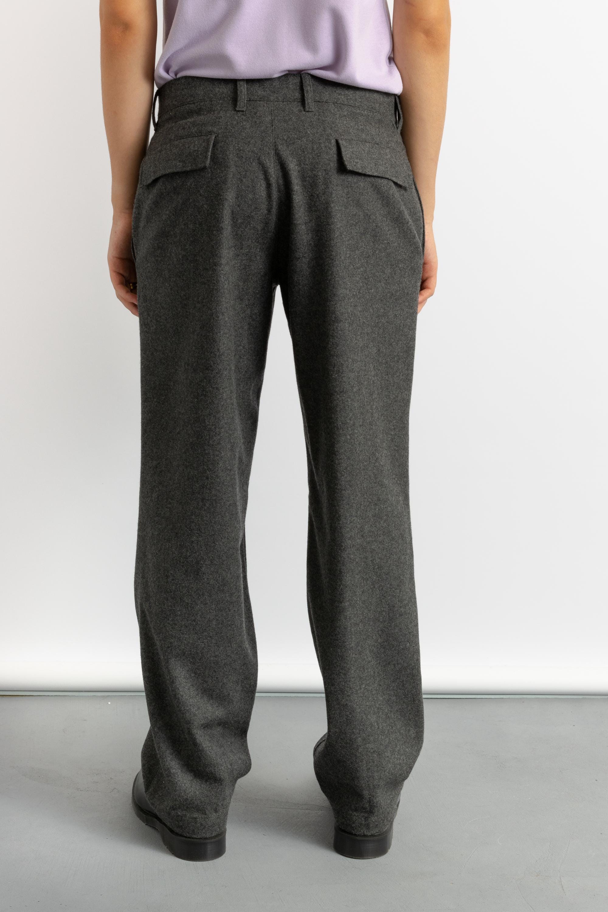 1980's Vintage Men's European Wool Gray Slacks Trousers - Heritage