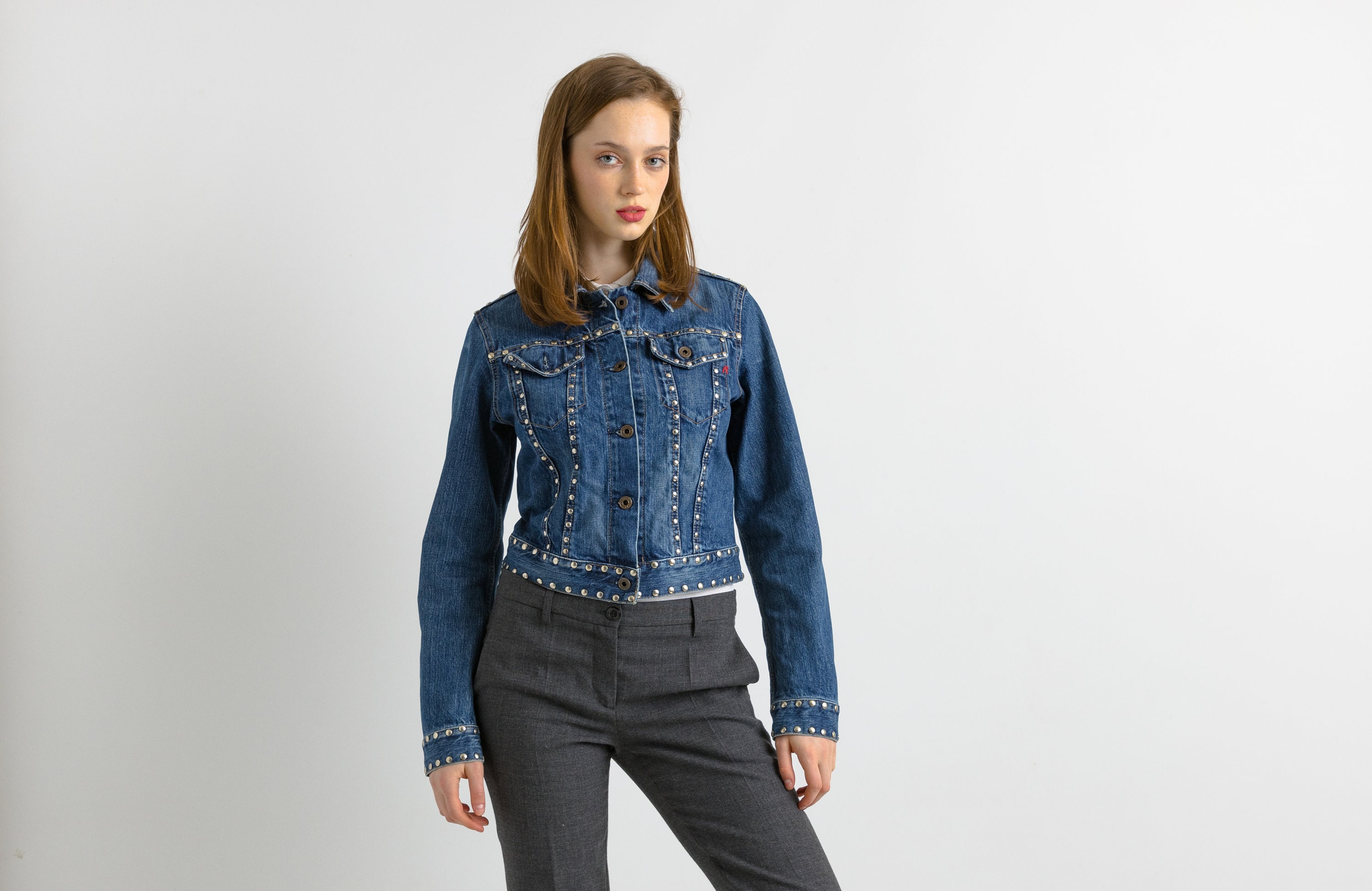 Replay, Vintage Replay Jacket, Womens denim jacket, Replay Jean , Blue denim jacket, Classic denim jacket, Cotton denim jacket, Denim jacket, S