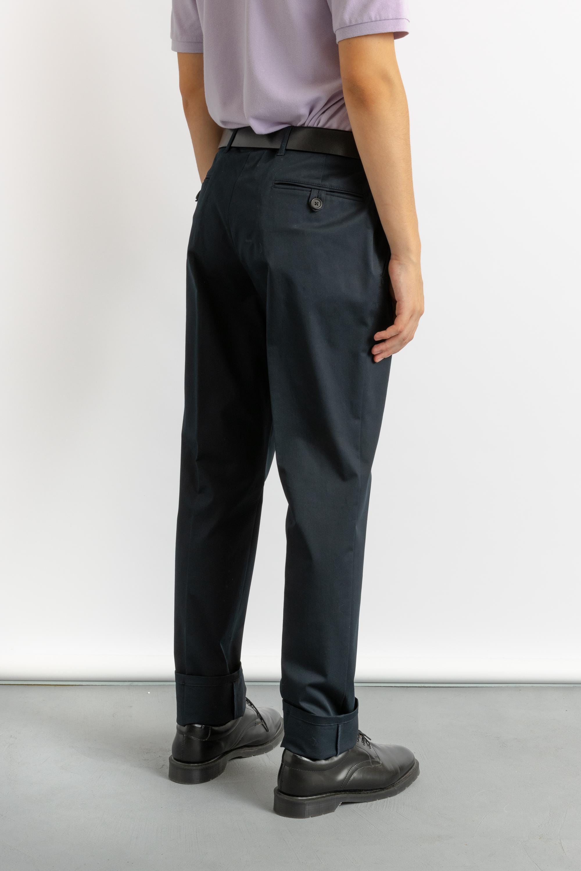00s Preowned Man Prada Chino Classic Fit Medium Waist Tailored