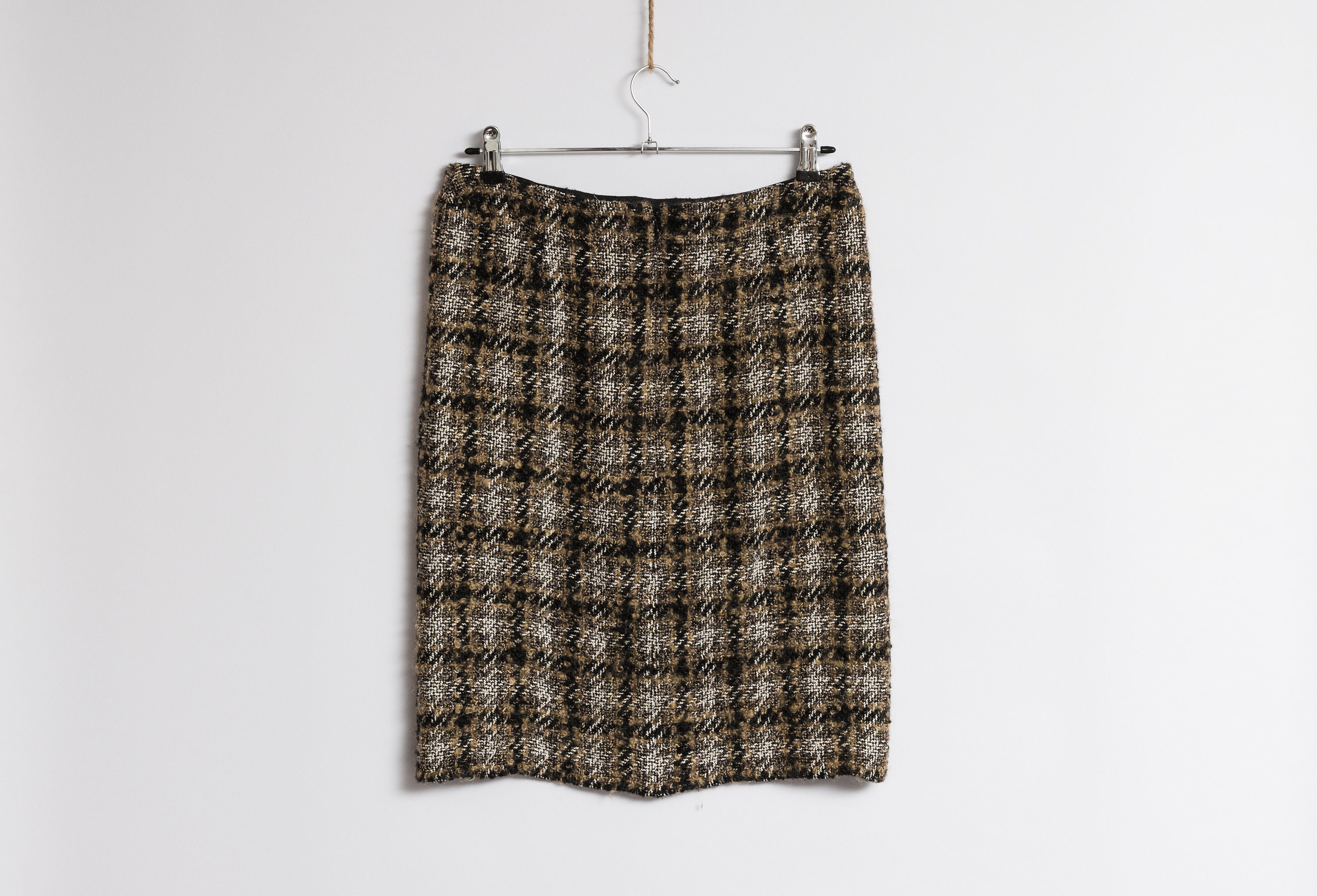 美品✨CHANEL 90’s Vintage Tweed Midi Skirt 80s Vintage Chanel Tweed Midi Skirt 19041/ Vintage CHANEL