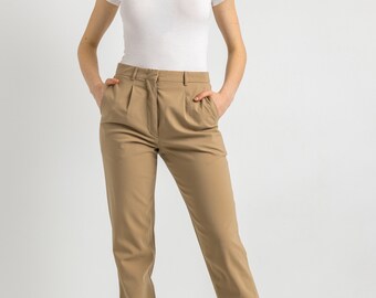 Vintage Jil Sander Cashmere Authentic Beige Pants Size Women's 36