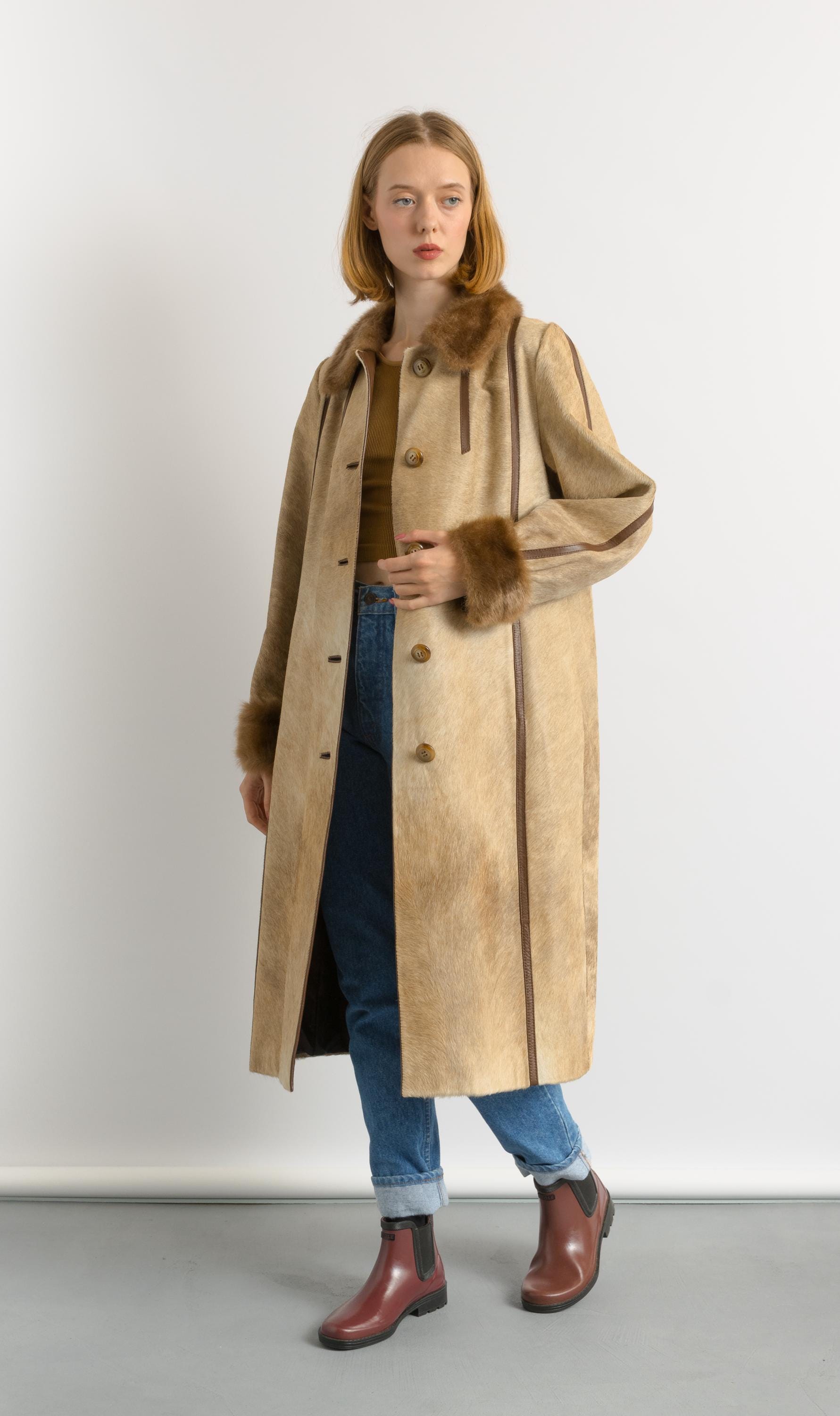 ジャケット・アウター 80s maxi wool long coat vintage mode Vintage