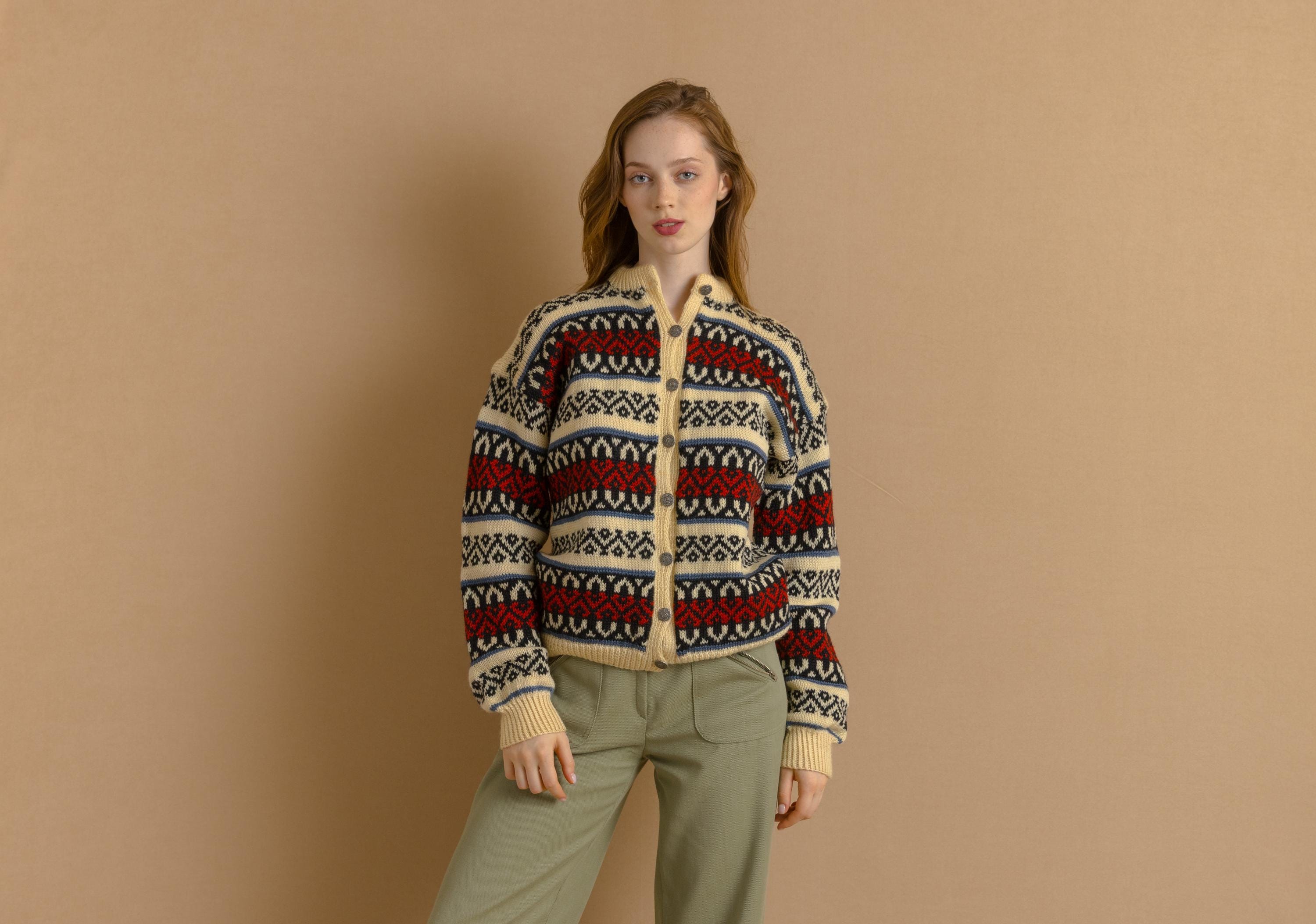 80s Ecuador Sweater Cardigan - Etsy 80s Ecuador Sweater Cardigan - Etsy