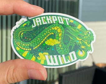 Jackpot Wild Sticker (glitter)