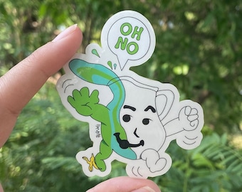 Kool Man Sticker (transparent)