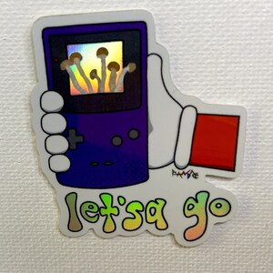 Super Mushroom Sticker (holographic)