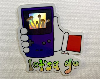 Super Mushroom Sticker (holographic)