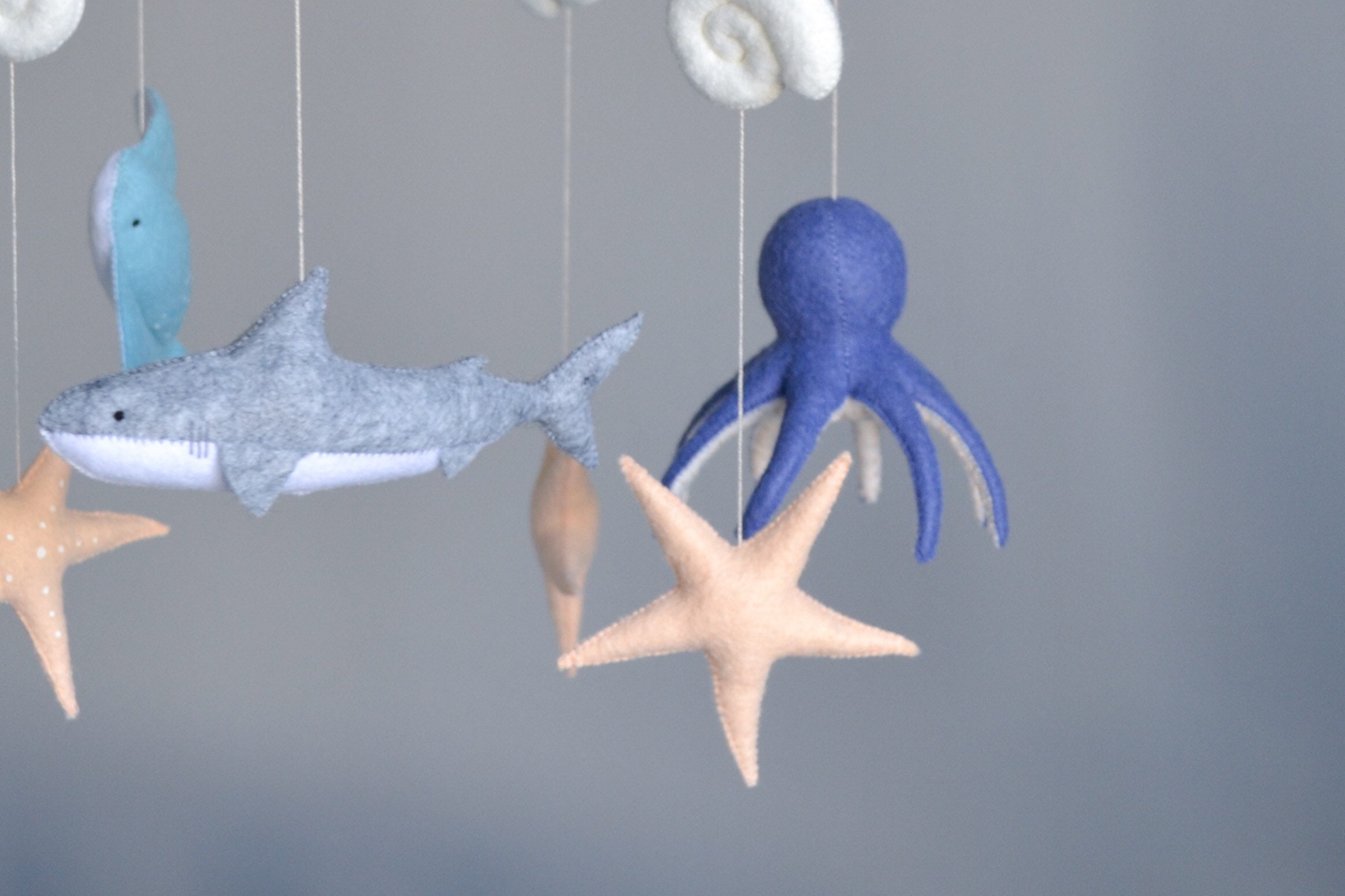 Ocean mobile Octopus mobile Sea creatures mobile Shark Etsy