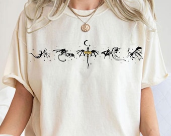 Vintage Fourth Wing Shirt, Basgiath War College t-shirt,  Violet Sorrengail, Bookish Shirt, Xaden Riorson, Gifts For Readers, Fantasy droag