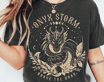 Onyx Storm T-Shirt, Fourth Wing Shirt, Dragon Rider Shirt, Iron Flame Merch, Gift For Book Lover, Bookish Shirt