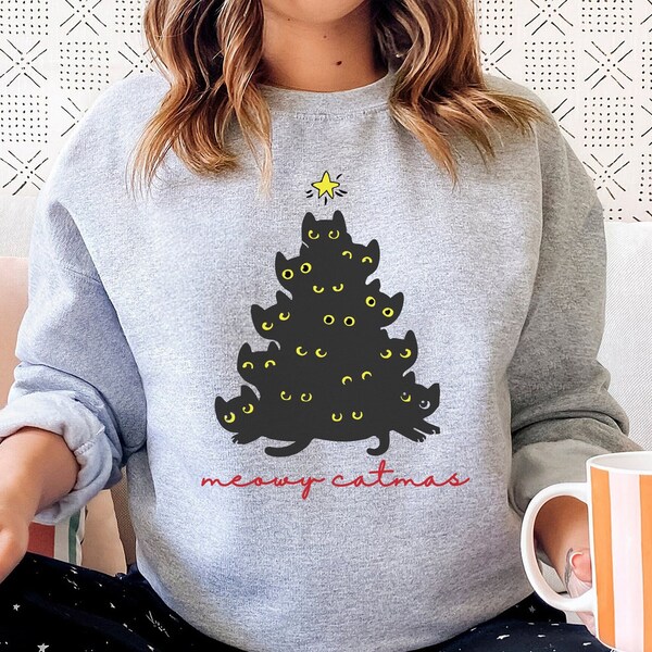 Meowy Christmas Festive Tablecloth main image 1