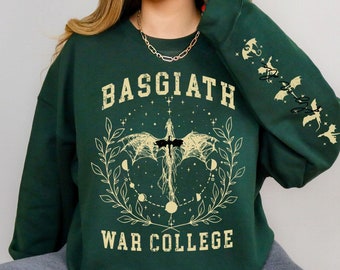 Basgiath War College Sweatshirt, Violet Sorrengail, Fourth Wing Sweatshirt, Fourth Wing Merch, Dragon Rider Sweatshirt, Fantasy Book Lover