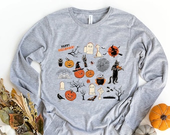 Cute Halloween Elements T Shirt 