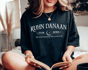 SJM -Original Design- Ruhn Danaan Crown Prince of the Vabaran FAE t-shirt, Crescent City Ruhn t-shirt, Crescent City Series shirt