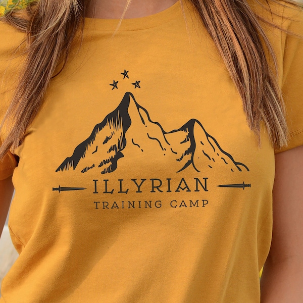SJM - Illyrian Training Camp t shirt, A Court ofThorns and Roses Court of Dreams shirt, Gift for the Rhysand fan, Actor Velaris T shirt