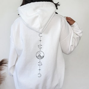 SJM - wo sided ACOTAR Feyre's Tattoo hoodie, The Night Court, Court of Thorns and Roses Court of Dreams, Gift for the Rhysand, Fan girl