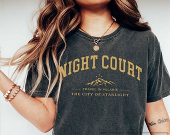 Comfort Colors®  SJM -Original Design - the night court t-shirt, Acotar Velaris t-shirt, the city of starlight Sweatshirt, Velaris St-shirt