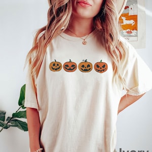 Comfort Colors® funny pumpkins T-shirt, cute pumpkin Graphic T-shirt, pumpkins Halloween T-shirt, pumpkin Halloween, iprintasty halloween