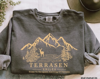 Comfort Colors®SJM  Terrasen Sweatshirrt, Throne Of Glass sweatshirt, Thirteen Manon Blackbe sweatshirt, ACOTAR TOG sweathsirt