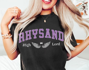 Comfort Colors® RHYSAND high lord og the night court t-shirt, Bat Boys Fan Club, ACOTAR, SJM merch, The Night Court Shirt, Acotar shirt