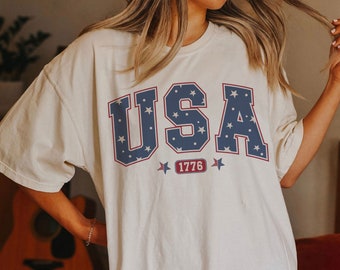 America T-Shirt, Vintage USA T-shirt, 4th of July, 4th of July T-Shirt, Independence Day T-Shirt, America Shirt, Vintage USA Shirt