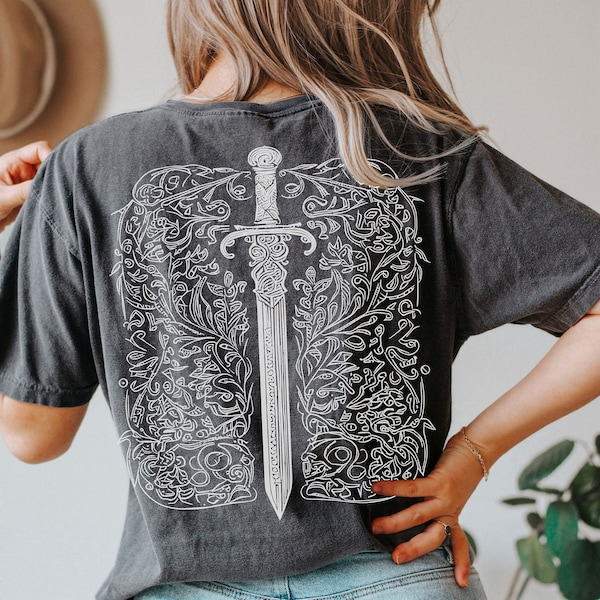 Comfort Colors® SJM, Two sided you do not yield t-shirt, Thrones Of The Glass shirt, You Do Not Falter Shirt, iprintasty, Sarah J Maas Shirt