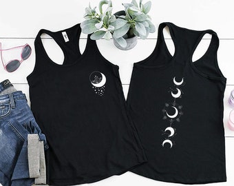 SJM - Two-sided Printed Feyre's Tattoo tank top,  ACOTAR, Feyre's Tattoo ACOTAR, Bookish, Throne of Glass, ToG , The Night Court