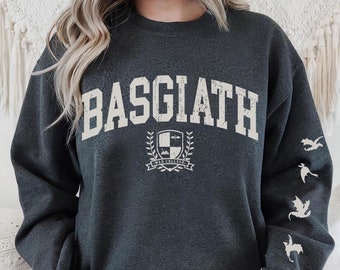 Basgiath War College Sweatshirt, Violet Sorrengail, Fourth Wing Sweatshirt, Fourth Wing Merch, Dragon Rider Sweatshirt, Fantasy Book Lover
