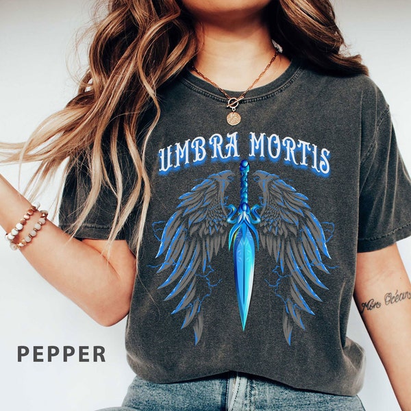 Umbra Mortis Hunt t-shirt, Bryce Danika Ruhn Danaan Rhysand,  Sarah J Maas, SJM merch, Crescent City tshirt, iprintasty, Ruhn Danaan tee