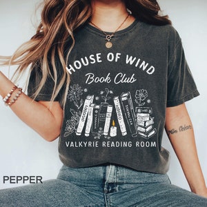 Comfort Colors® House Of Wind Book club t-shirt, ACOTAR  Art t-shirt, Sarah J Maas t-shirt, Night Court Sarah J Maas, SJM merch