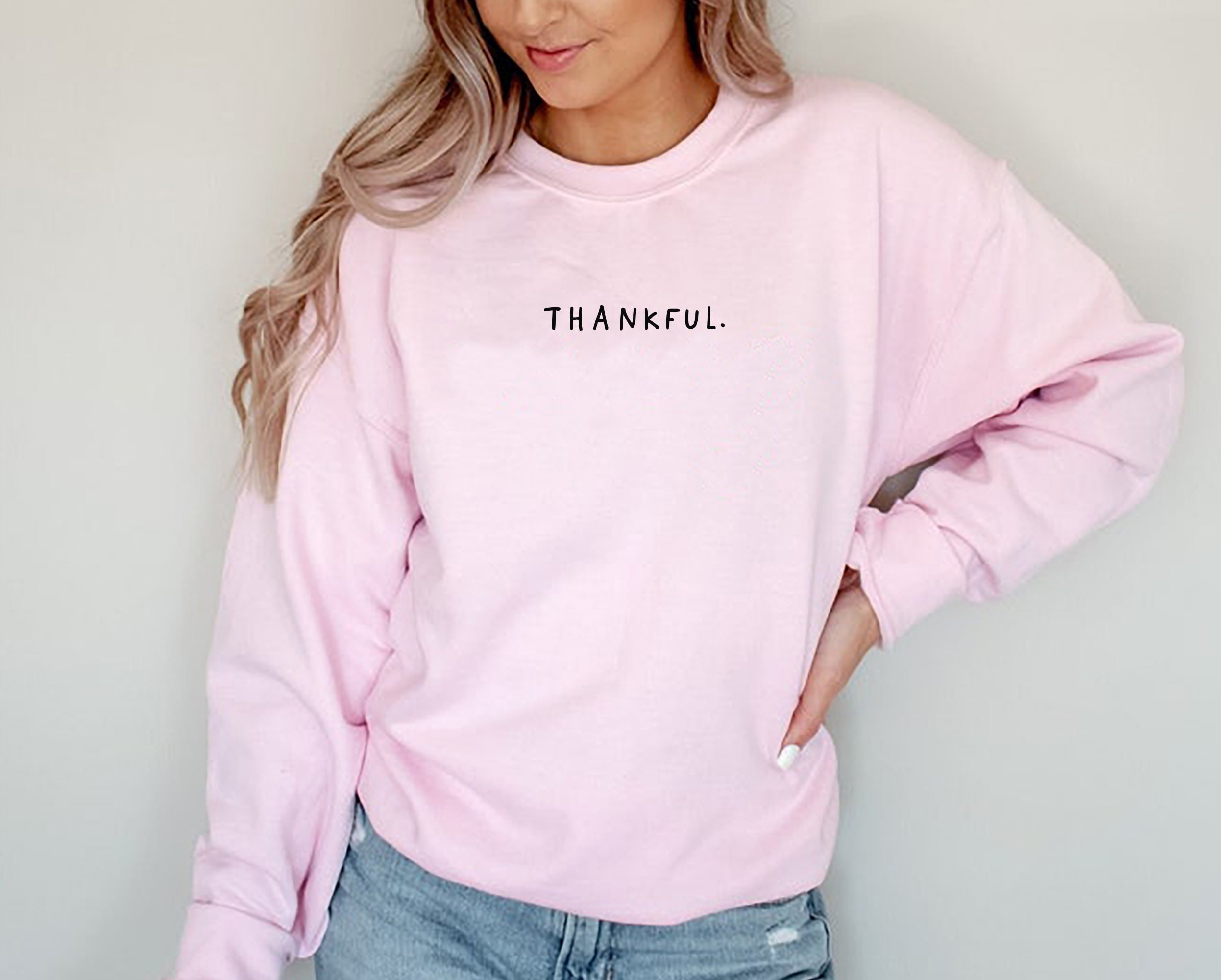 Thankful Sweatshirt Thanksgiving Sweater Thankful Fall - Etsy