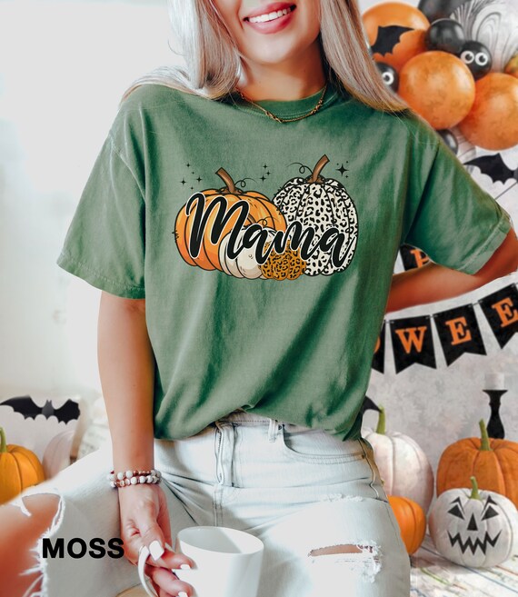 maru.mama ✨ Comfort Colors® Mama Pumpkin Shirt, Mama's Pumpkin Shirt