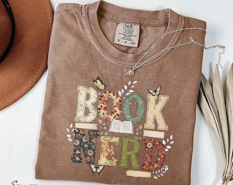 Book Nerd t-shirt, bookish Merch, Reading t-shirt, Literature, Book Lover t-shirt, Comfort Colors, Book Shirt, Librarian Shirt