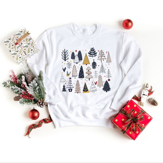 Boho Christmas Tree Sweatshirt 