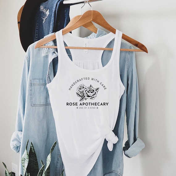 Womens Rose-Apothecary-Locally-Sourced-Handcrafted-With-Care Tank Top Womens Rose-Apothecary-Locally-Sourced-Handcrafted-With-Care Tank Top