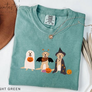 Сute Halloween Dogs t-shirt, Ghost dog t-shirt, Dog Lovers Shirt, iprintasty Halloween, Halloween Dog T-shirt, Spooky Season, Comfort Colors