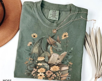 Fantasy Book Dragon t-shirt, Fourth Wing Shirt, Fantasy Book Lover, Fantasy Book, Dragon Rider Shirt, Gifts For Readers, Fantasy Book Dragon