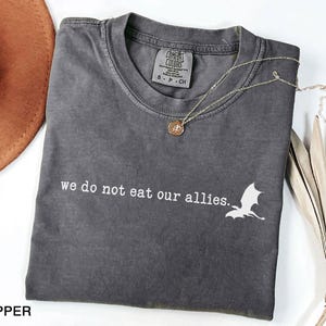 Comfort Colors® We Do Not Eat Our Allies t-shirt, Fourth Wing Shirt, Basgiath War College, Violet Sorrengail, Fourth Wing Merch image 6