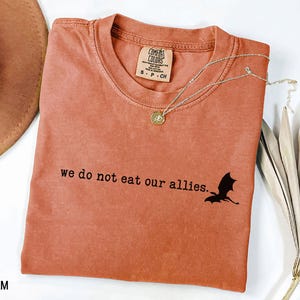 Comfort Colors® We Do Not Eat Our Allies t-shirt, Fourth Wing Shirt, Basgiath War College, Violet Sorrengail, Fourth Wing Merch image 2