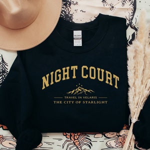 SJM -Original Design -  the night court sweatshirt, Acotar Velaris Sweatshirt,  the city of starlight Sweatshirt, Velaris Sweatshirt