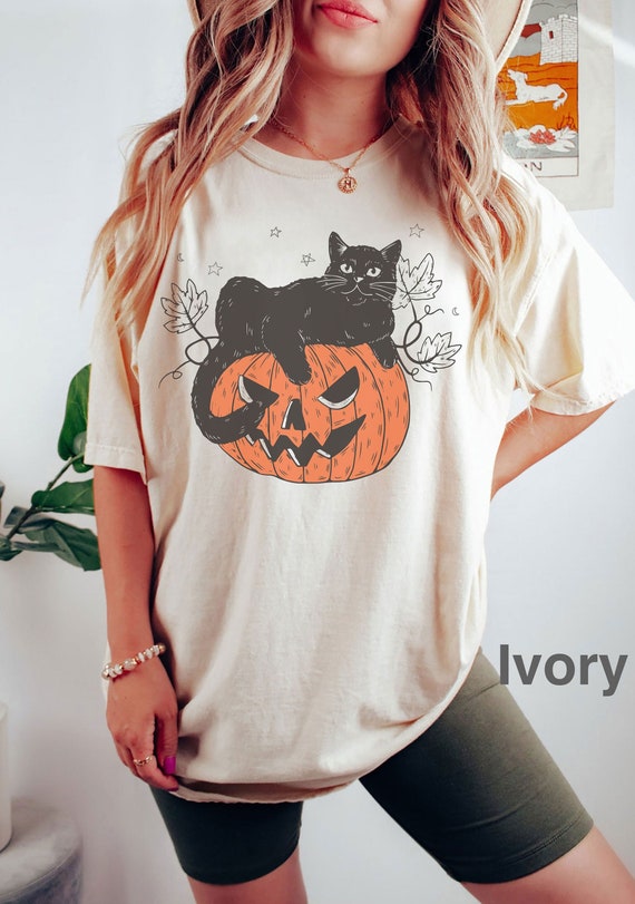 Halloween cat t shirts hotsell