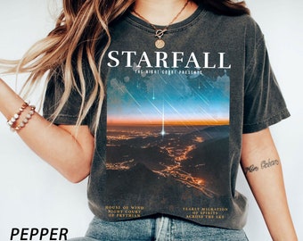 Comfort Colors® Acotar Starfall t-shirt, House Of Wind t-shirt, SJM merch, Starfall Celebration shirt, A Court of Thorns and Roses