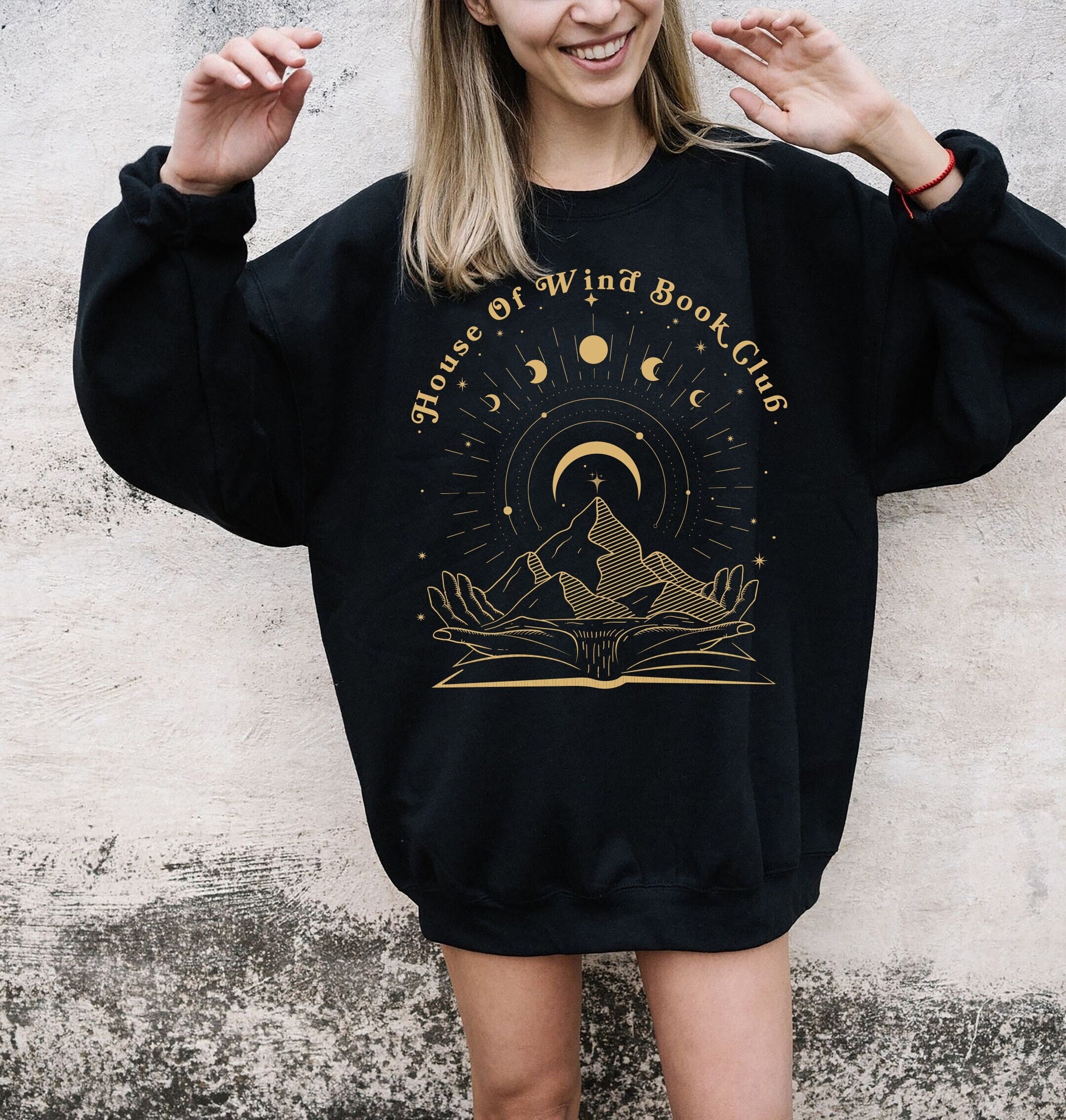 SJM house of Wind Book Club Sweatshirt ACOTAR Sweatshirt - Etsy