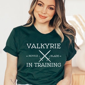 SJM - Valkyrie in Training Shirt,  Bookish, Bibliophile, Ataraxia, Valkyrie in Training T-Shirt, Novice, Blade tee