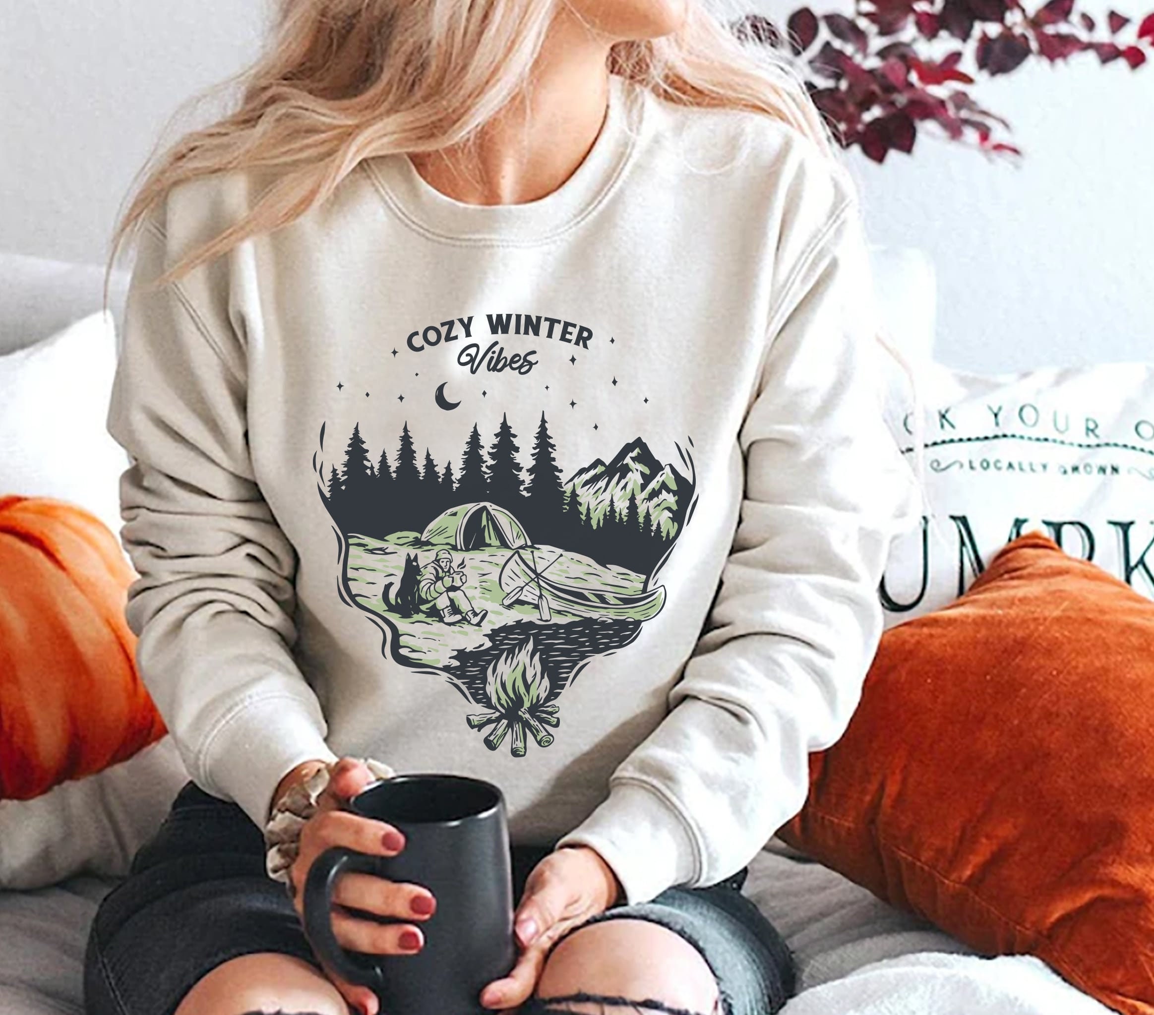 Cozy Winter Season Sweatshirt Winter Sweatshirt Cozy Sweater - Etsy